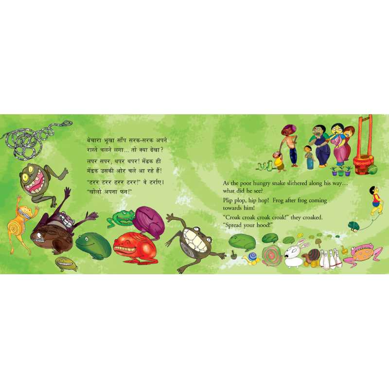 The Snake and the Frogs (Bilingual) - Nancy Raj