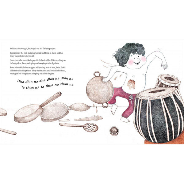 Zakir And His Tabla Dha Dhin Na