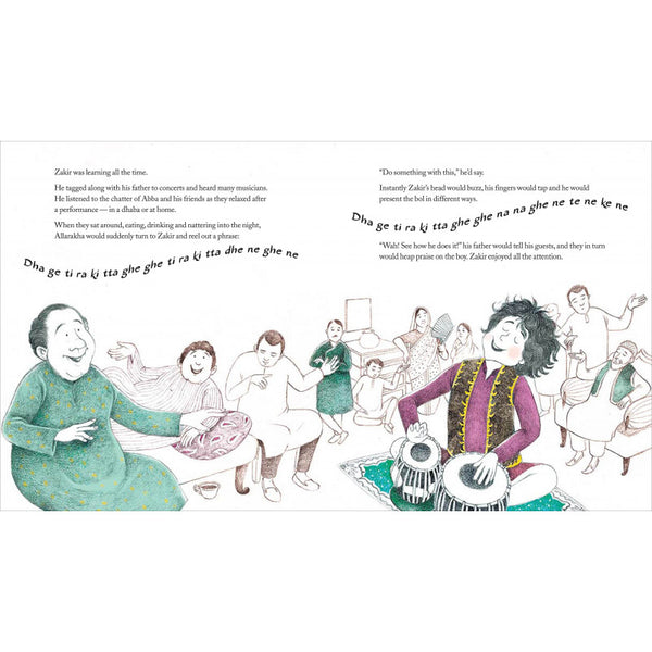 Zakir And His Tabla Dha Dhin Na