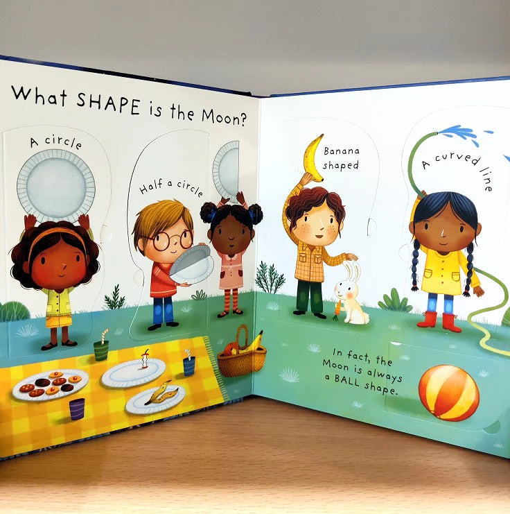 Usborne Lift-the-flap Very First Questions and Answers: What is the Moon?