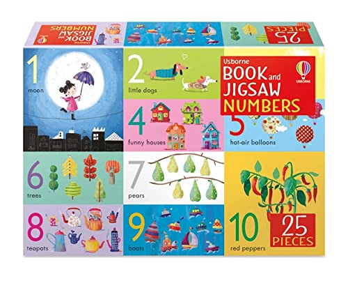 Book and Jigsaw Numbers (Usborne Book and Jigsaw - 25 pc jigsaw)