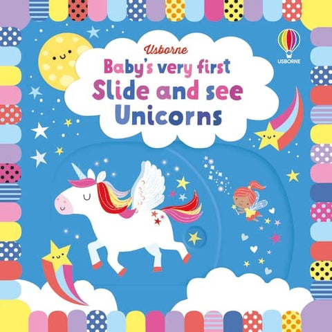 Usborne Baby's Very First Slide and See Unicorns