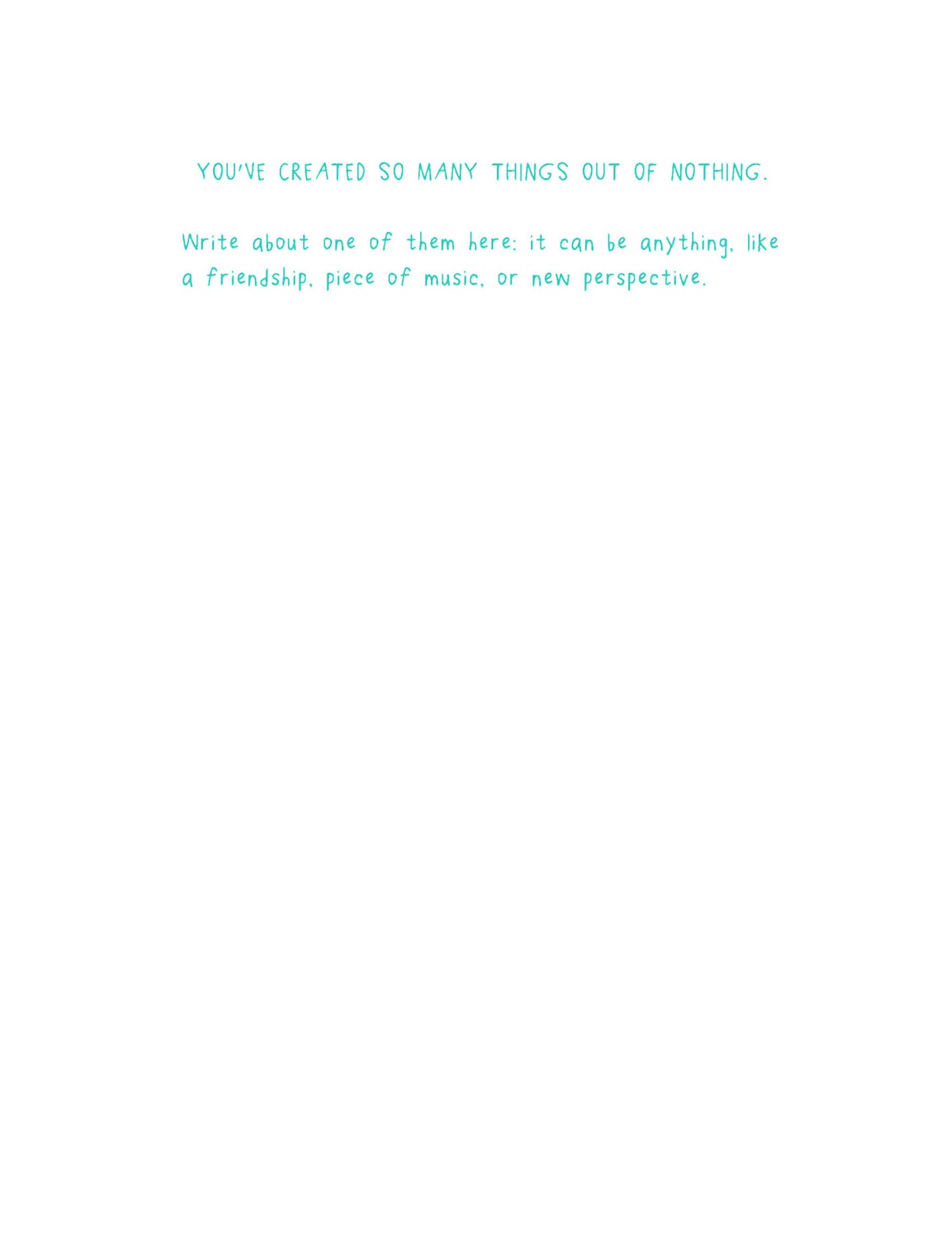 Start Where You Are: A Journal for Self-Exploration