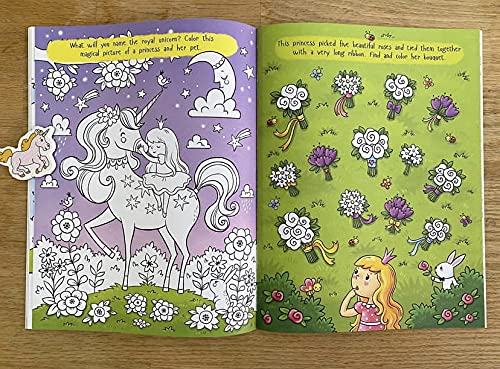 Princesses, Mermaids and Unicorns Activity Book