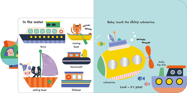 Baby Touch: Vehicles Tab Book