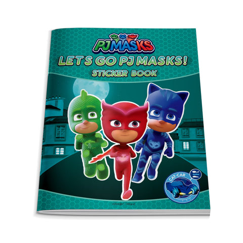 Let's Go PJ Masks Stickers Book