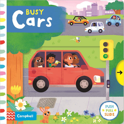 Busy Cars: Push, Pull & Slide