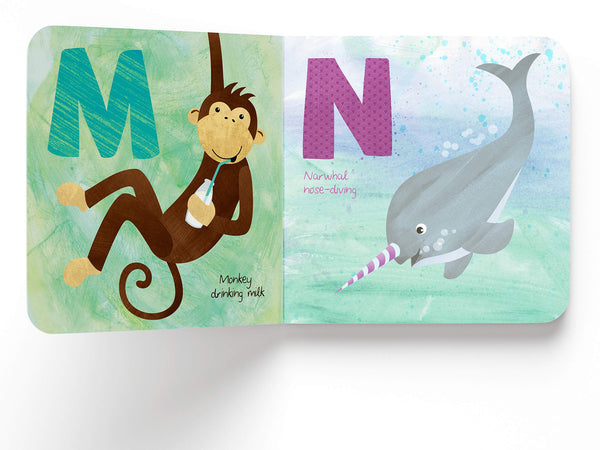 Animal ABC : Playful animals teach A to Z