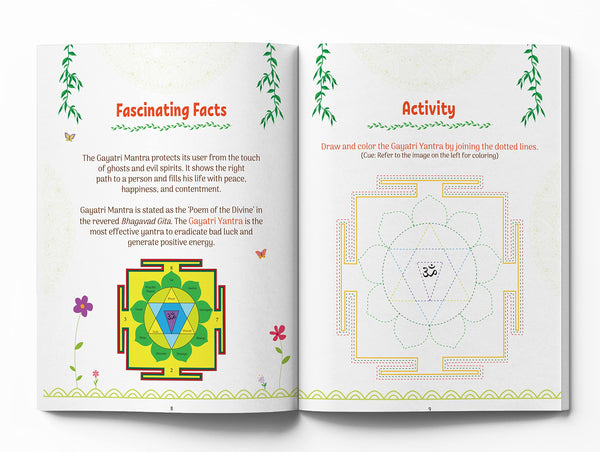 Shlokas and Mantras Activity Book For Kids