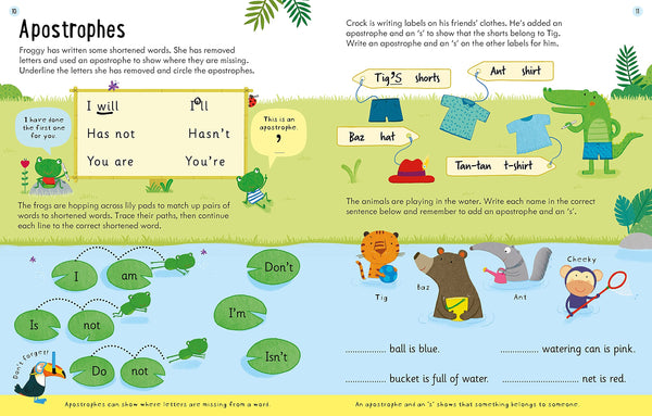 Usborne Workbooks Grammar and Punctuation 6-7
