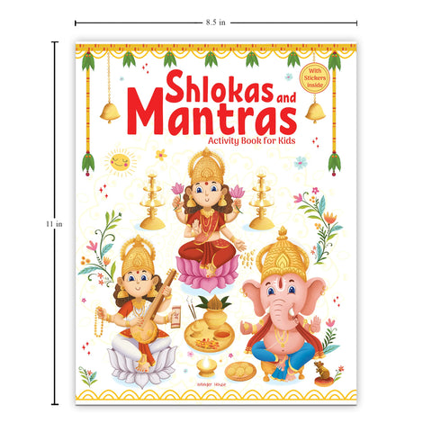 Shlokas and Mantras Activity Book For Kids