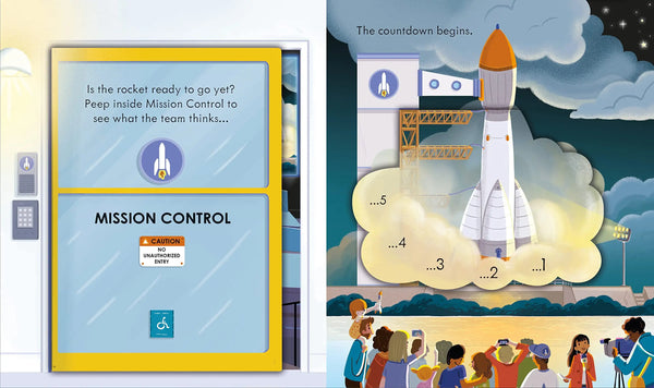 Usborne Peep Inside How a Rocket Works