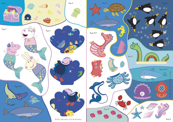 Peppa Pig: Peppa's Underwater Friends Sticker Activity Book