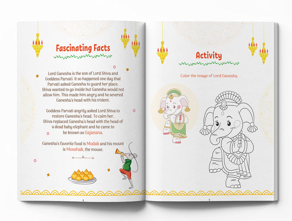 Shlokas and Mantras Activity Book For Kids