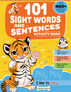101 Sight Words And Sentence Activity Book