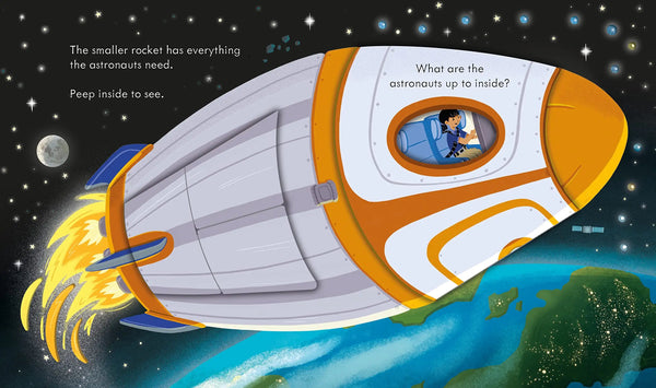 Usborne Peep Inside How a Rocket Works