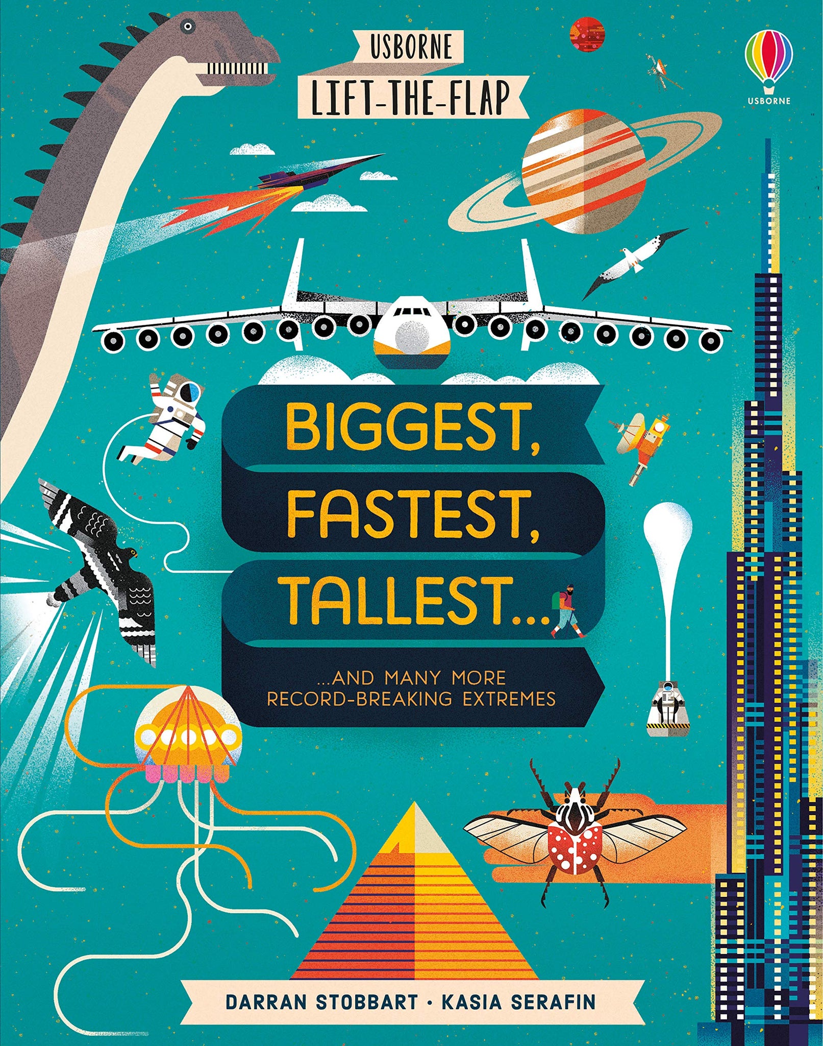 Usborne: Lift-The-Flap Biggest, Fastest, Tallest