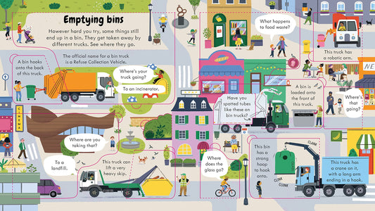 Usborne Look Inside What We Throw Away