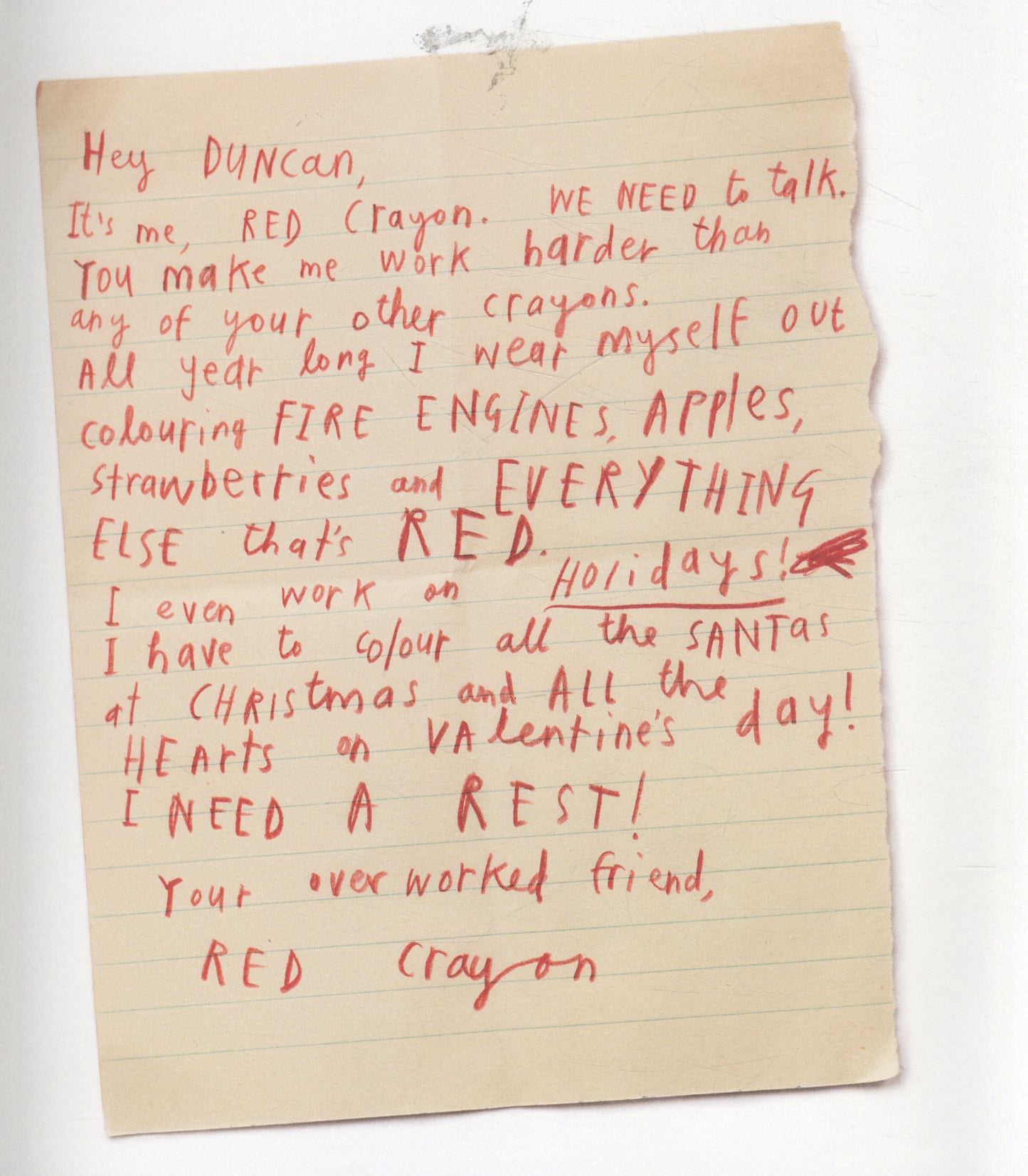 The Day the Crayons Quit - Oliver Jeffers (Paperback)