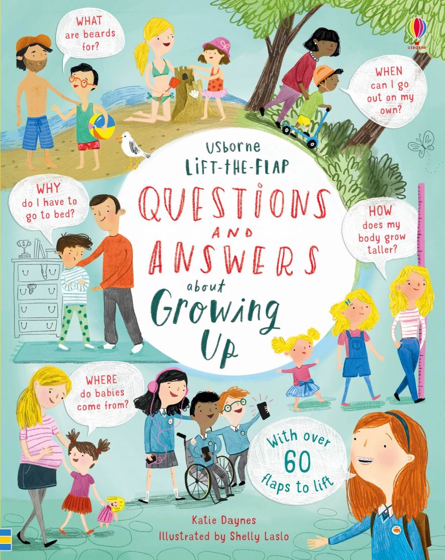 Usborne Lift-the-flap Questions and Answers about Growing Up