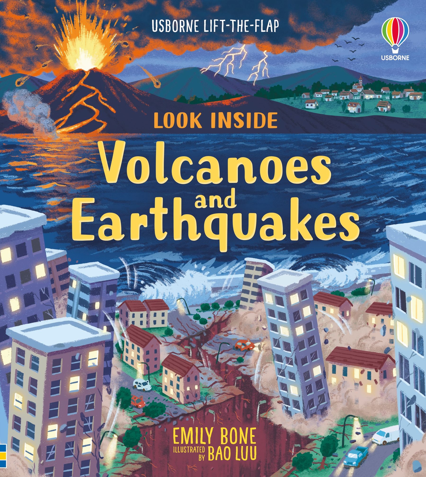 Usborne Look Inside Volcanoes and Earthquakes