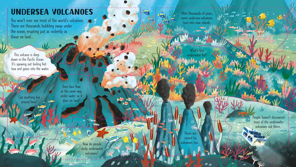 Usborne Look Inside Volcanoes and Earthquakes