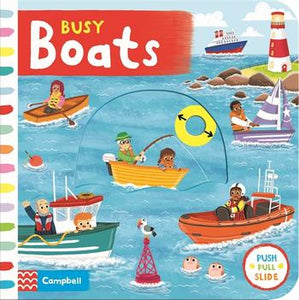 Busy Boats: Push, Pull & Slide